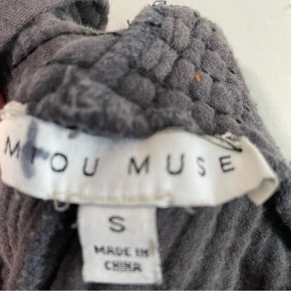 Miou Muse Soft Grey Capri Pants - Size S - Picture 9 of 9